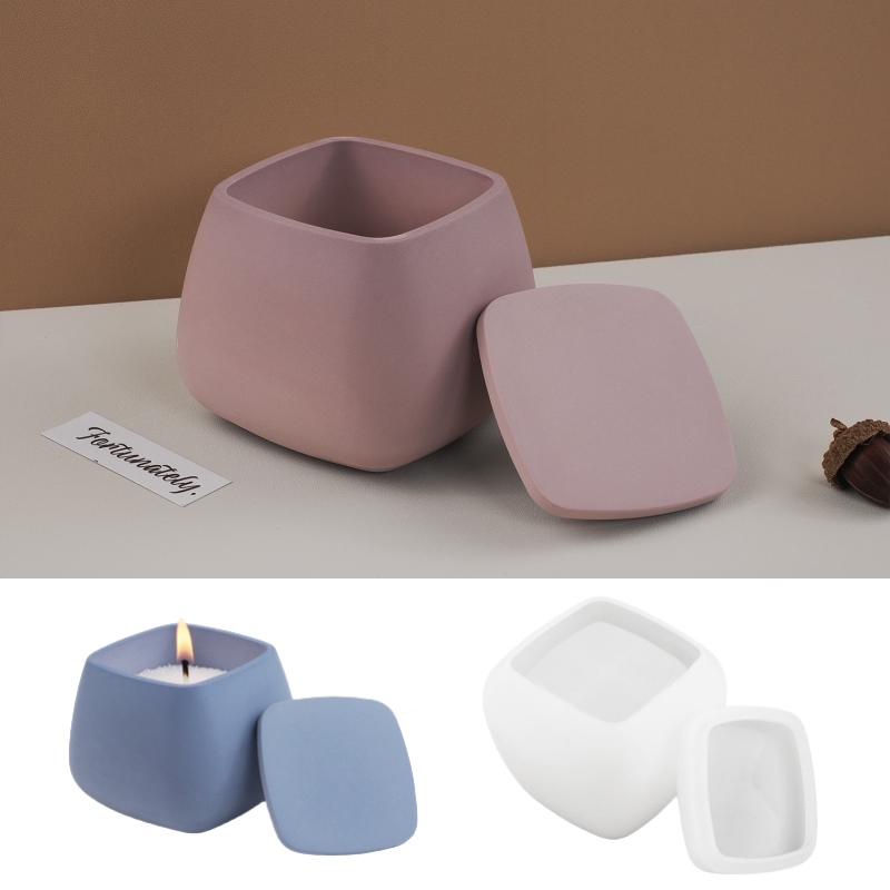 Candle Making Tutorial - 1set Square Storage Box UV Resin