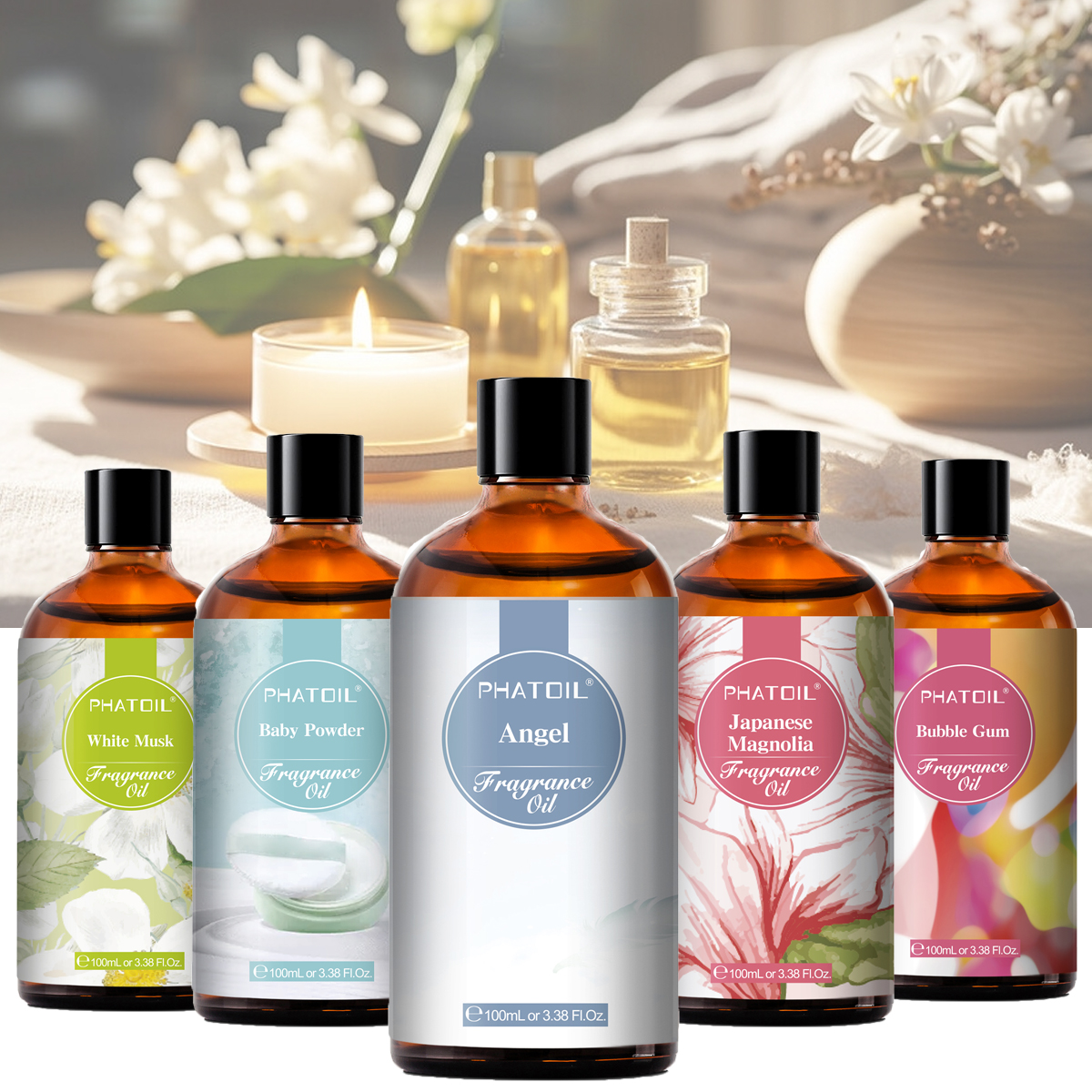 Candle Making Fragrances - PHATOIL 100ml Aroma Fragrance Oil For