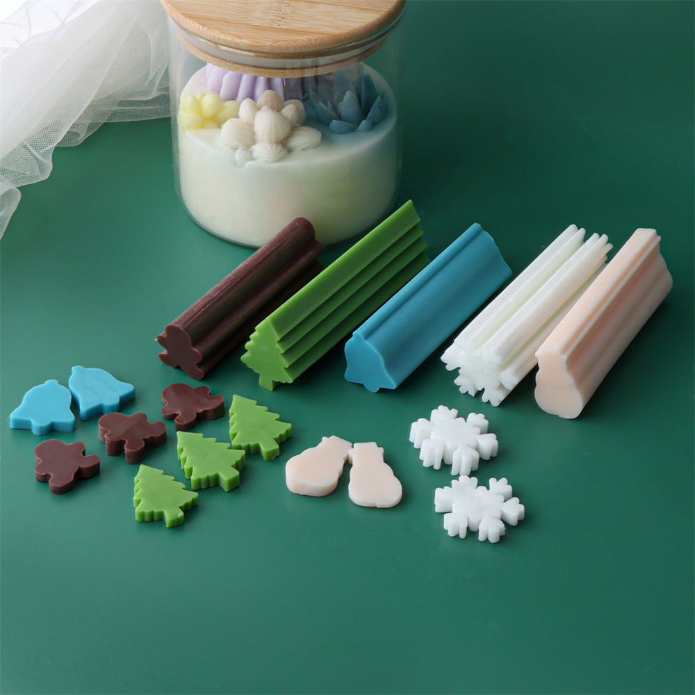 Xmas Candle Making - Christmas Silicone Tube Column Soap Candle