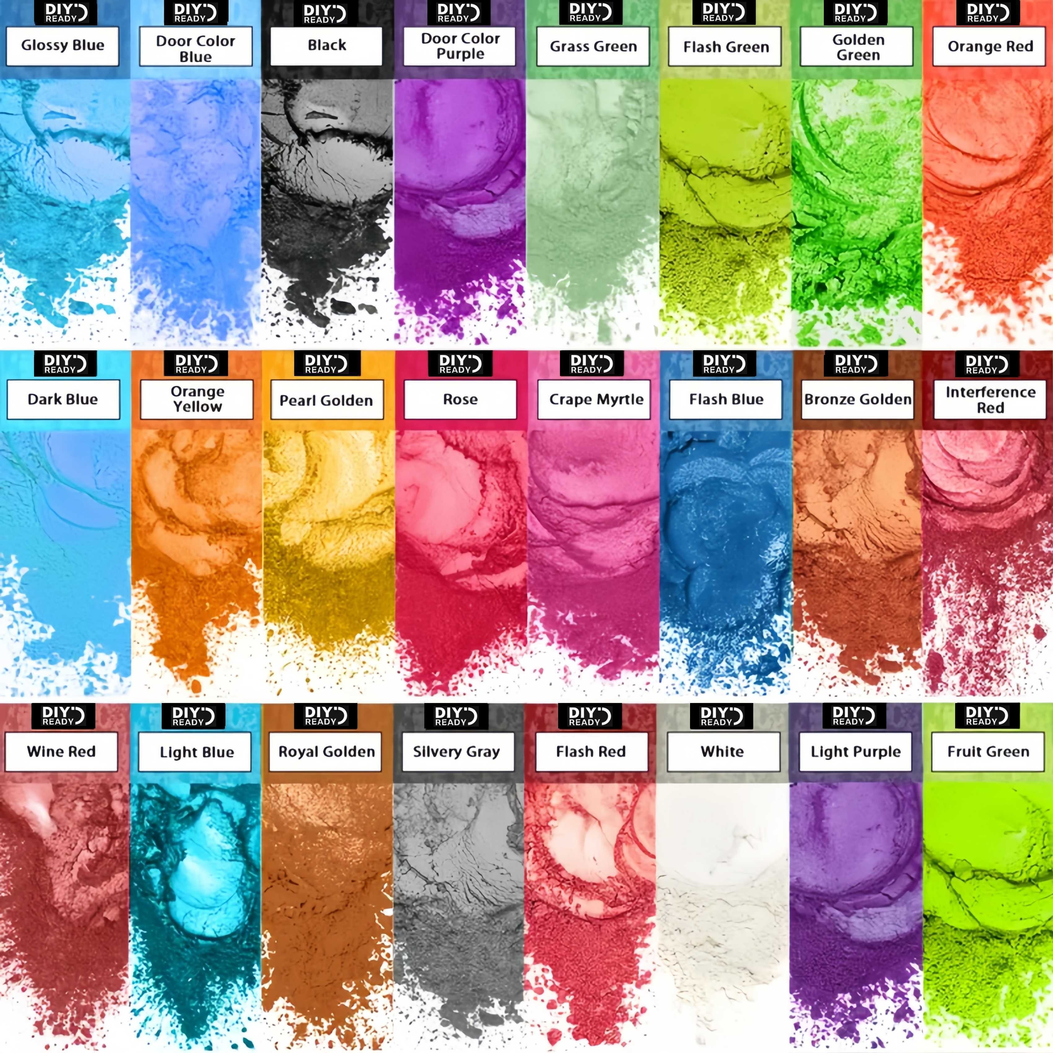 Candle Making Tutorial - 24 Colors/8 Colors 5g 0.18oz Pearlescent