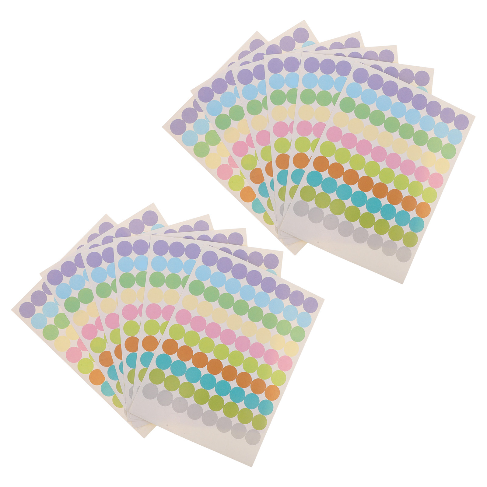 Label Sticker Round - 20Sheet Small Round Essential Oil Bottle