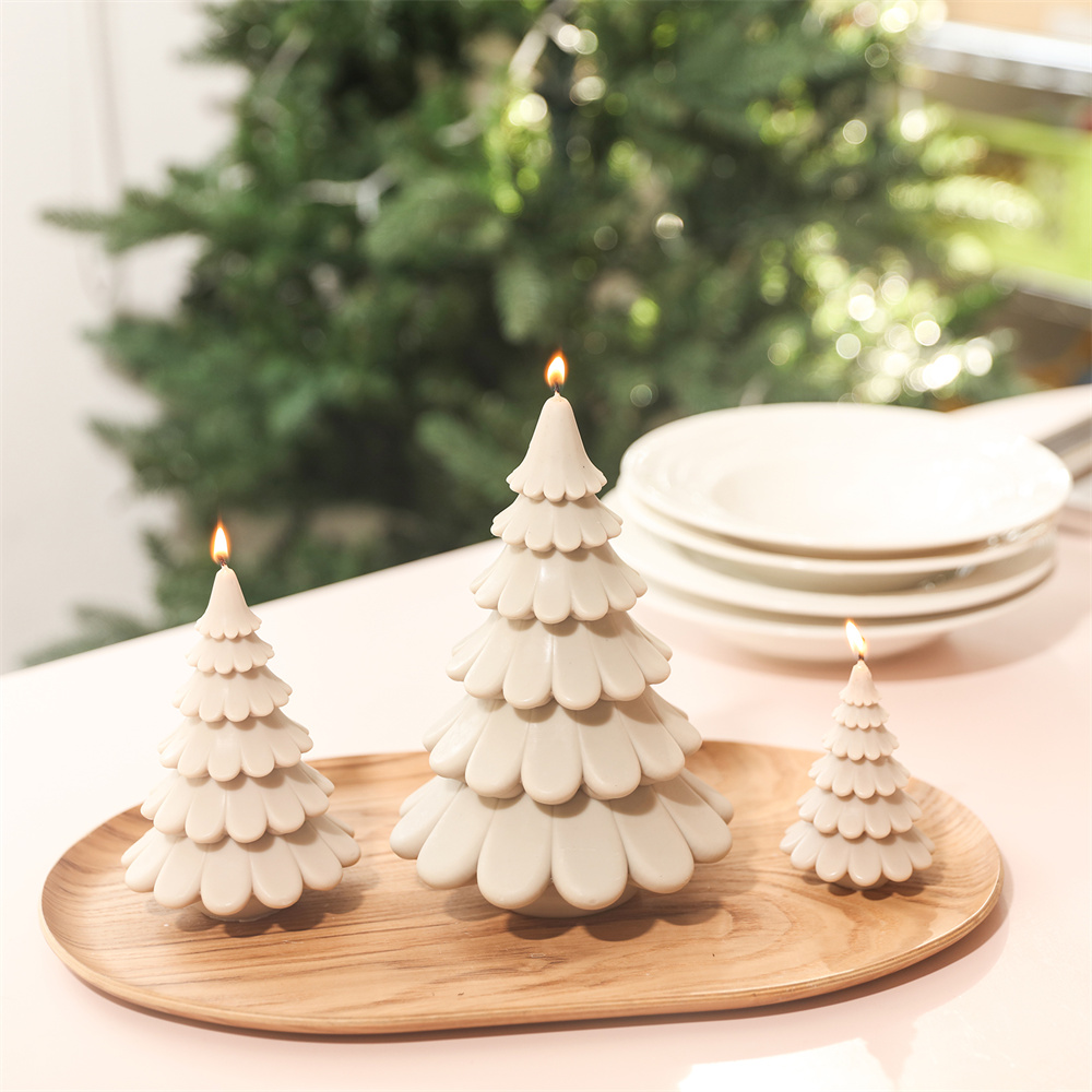 Xmas Candle Making - Boowan Nicole Christmas Tree Silicone Molds