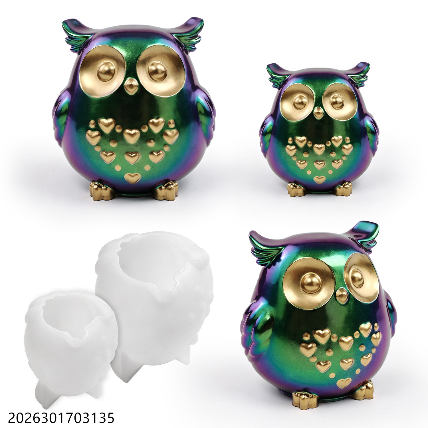 Candle Making Tutorial - Owl Silicone Mold 3D Bird Shape