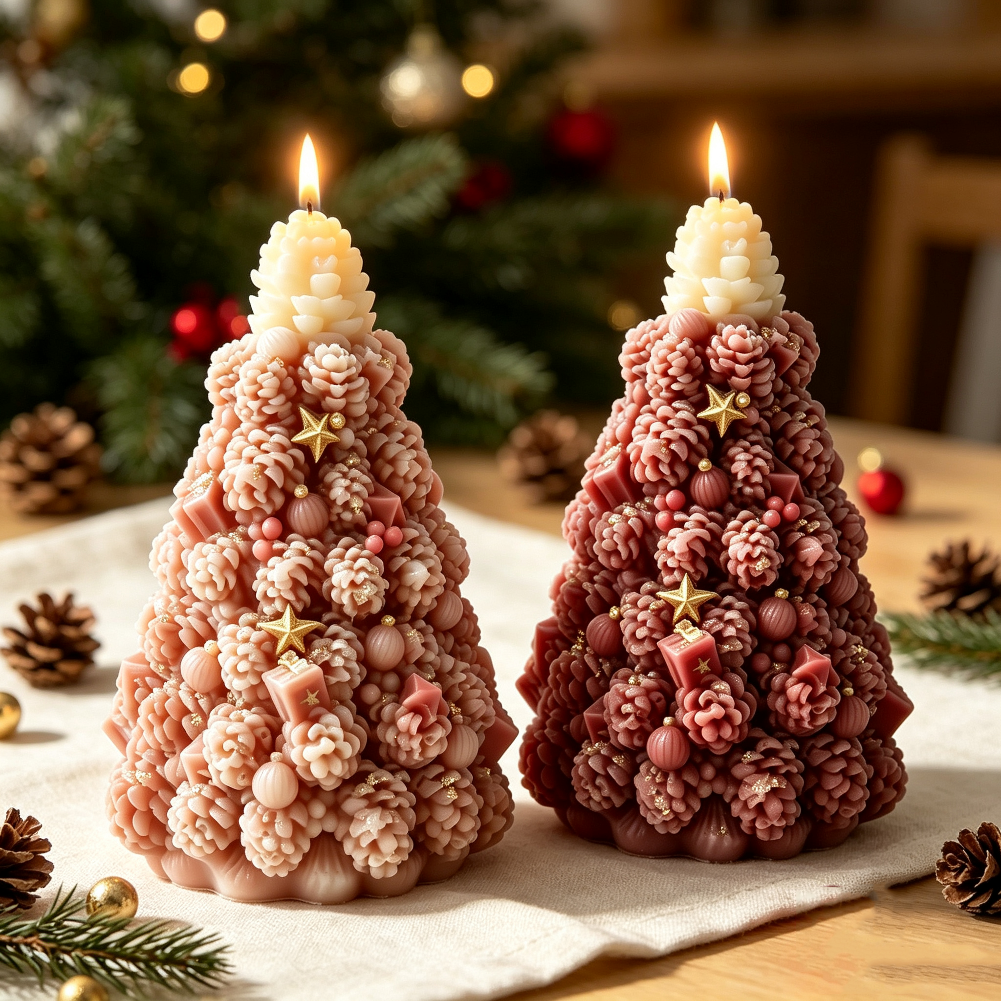 Creative Pinecone Christmas Tr - Xmas Candle Making review and price