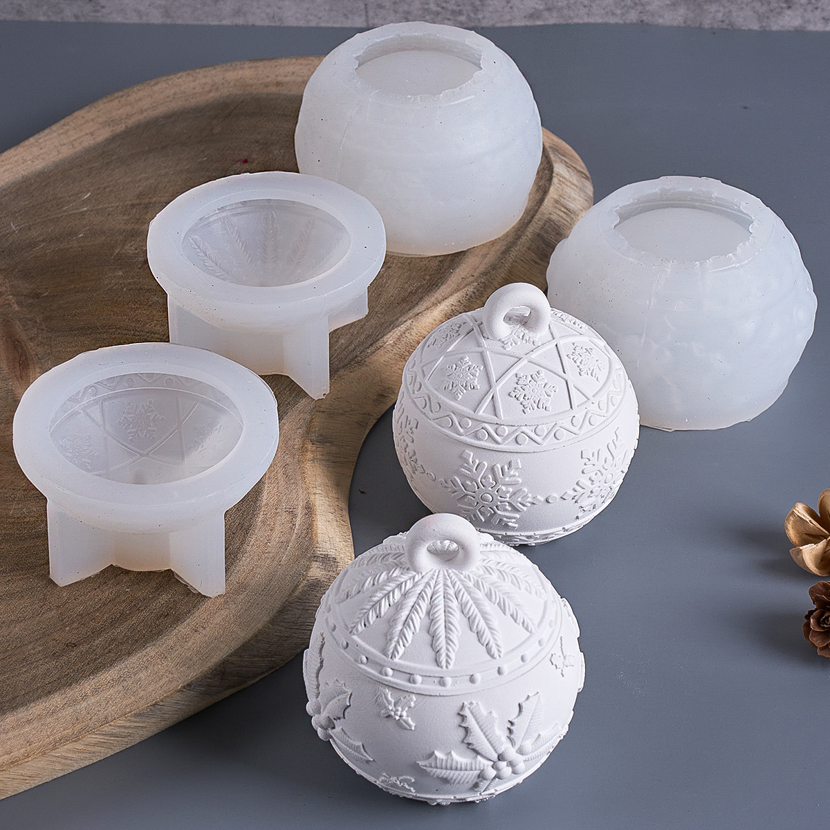 Christmas Round Ball Candle Ja - Candle Making Kit Xmas review and price
