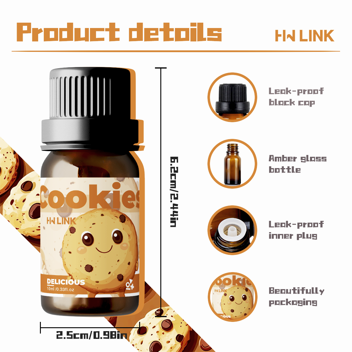 10ml Cookies Essential Oils  f - Candle Making Essential Oil review and price