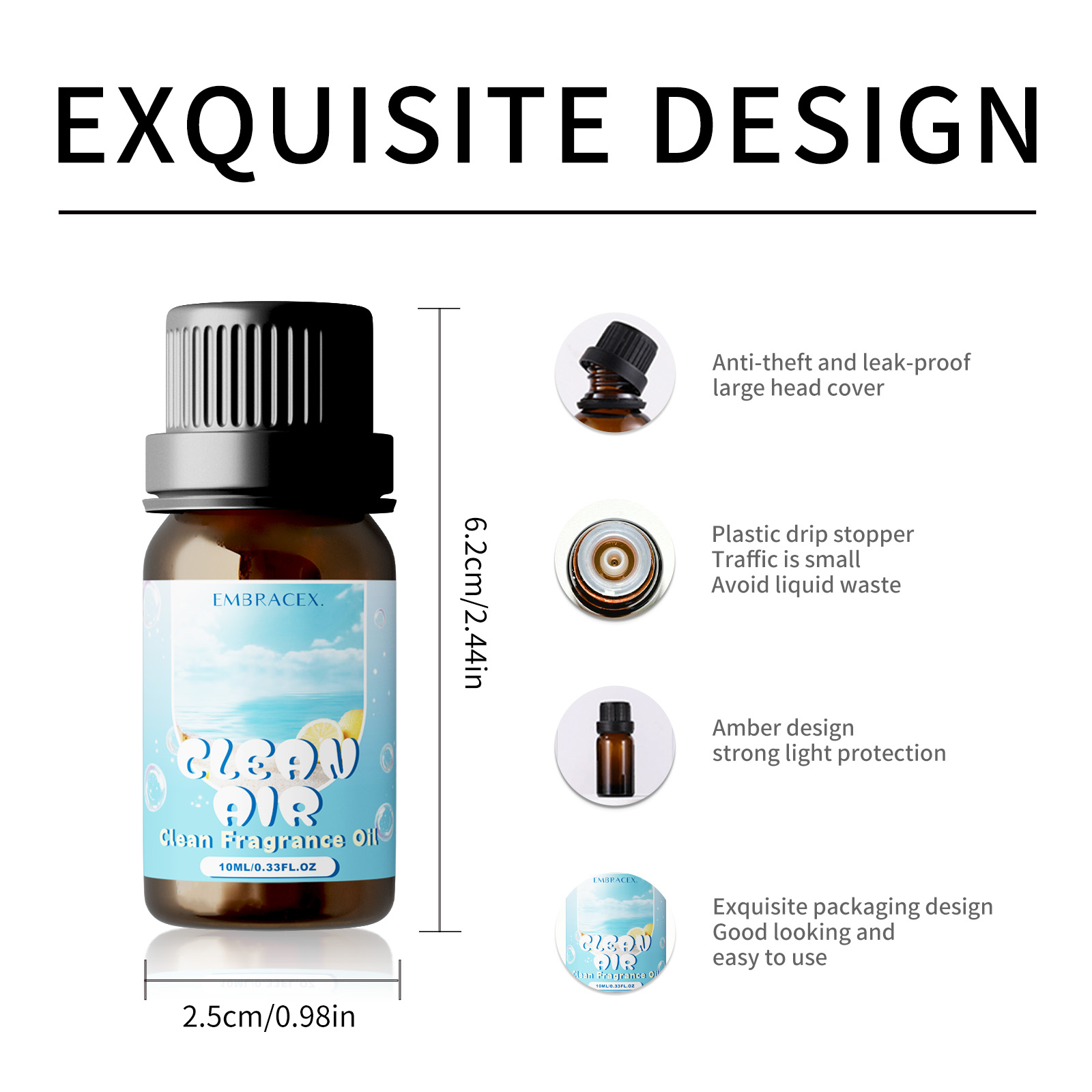 10ml Clean Air Essential Oil L - Candle Making Fragrances review and price