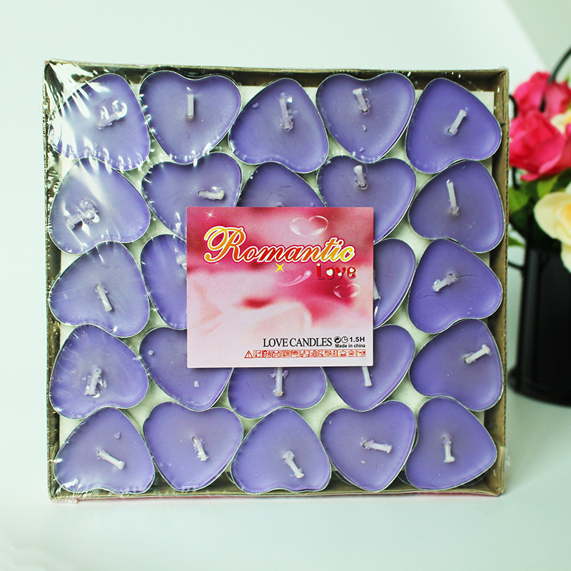 50pcs Heart-shaped Tea Candles - Candle Making Fragrances review and price
