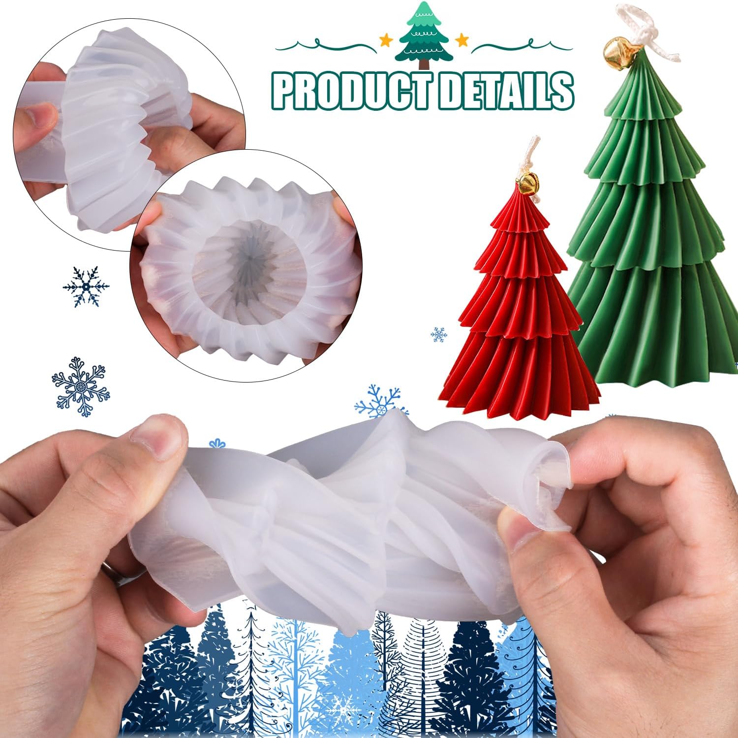 Christmas Tree Silicone Candle - Candle Making Kit Xmas review and price