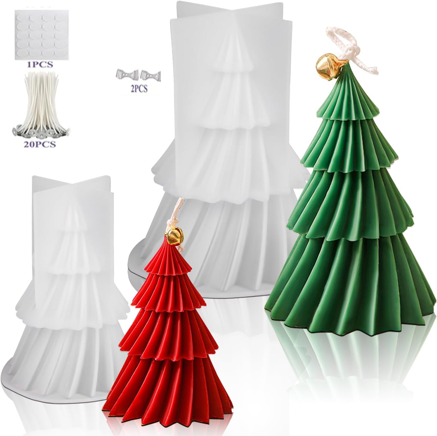 Christmas Tree Silicone Candle - Candle Making Kit Xmas review and price