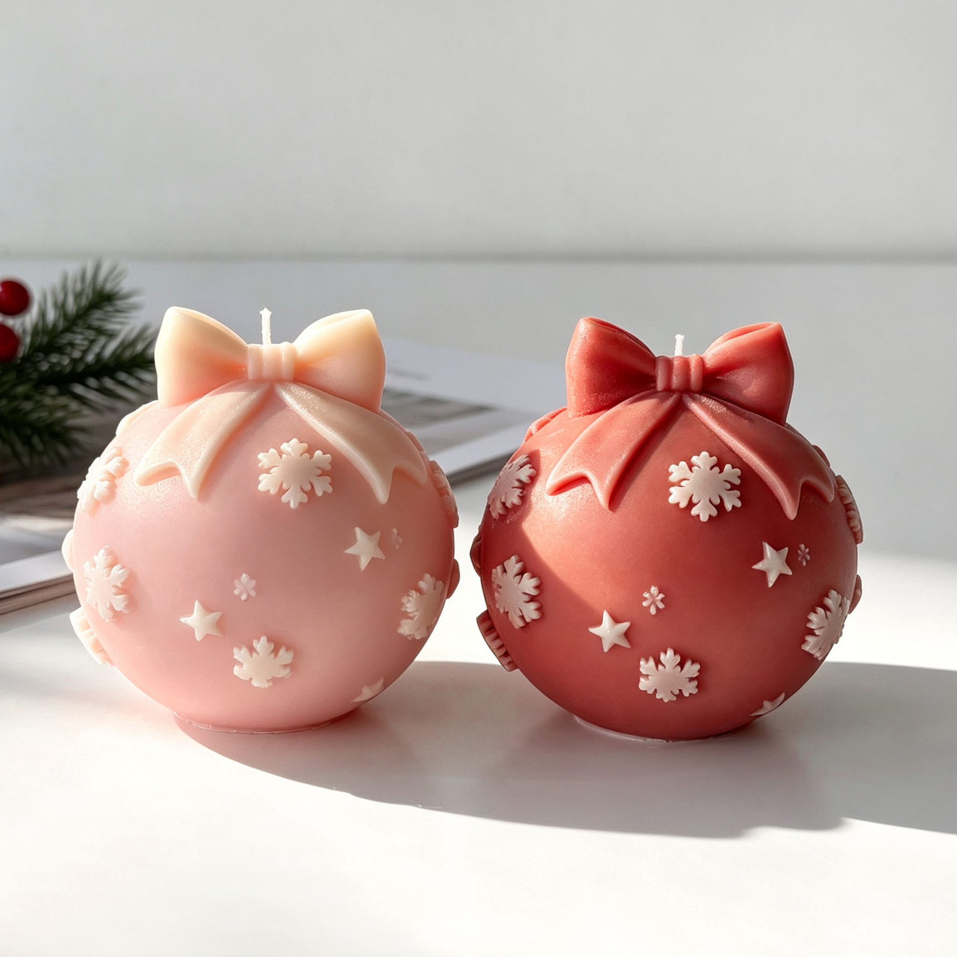 DIY Bow Tie Christmas Ball Sil - Xmas Candle Making review and price