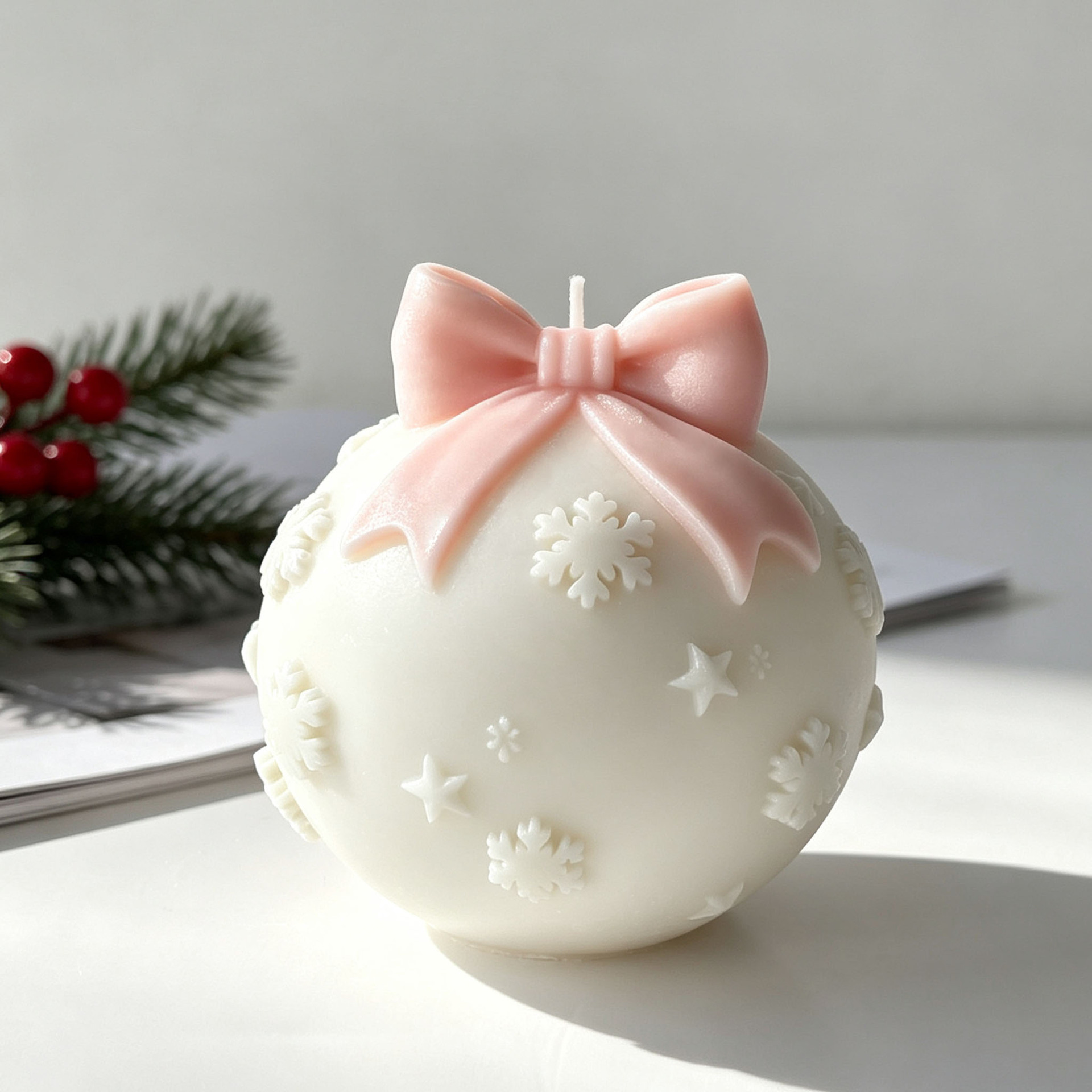 DIY Bow Tie Christmas Ball Sil - Xmas Candle Making review and price