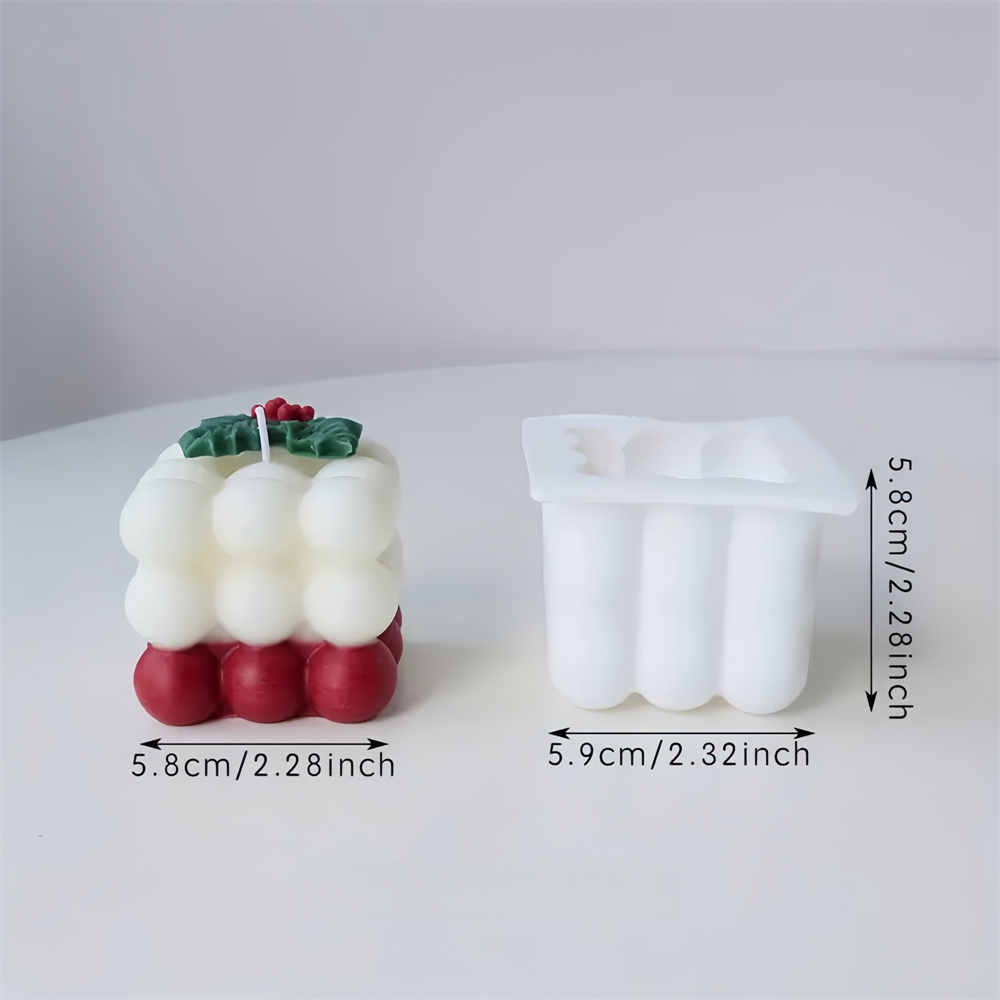 Christmas Holly Leaf Bubble Ca - Xmas Candle Making review and price