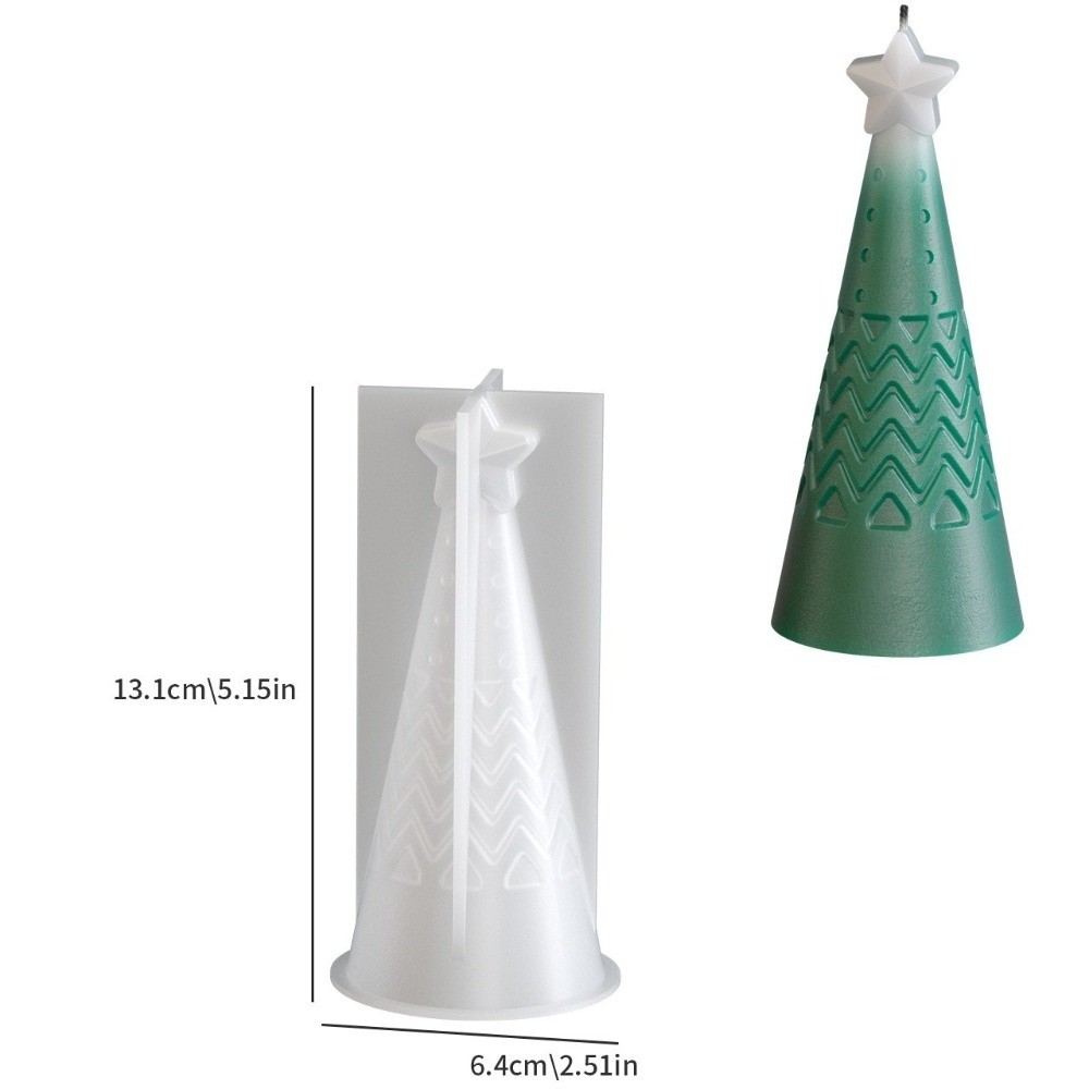 Silicone Christmas Cone Candle - Xmas Candle Making review and price