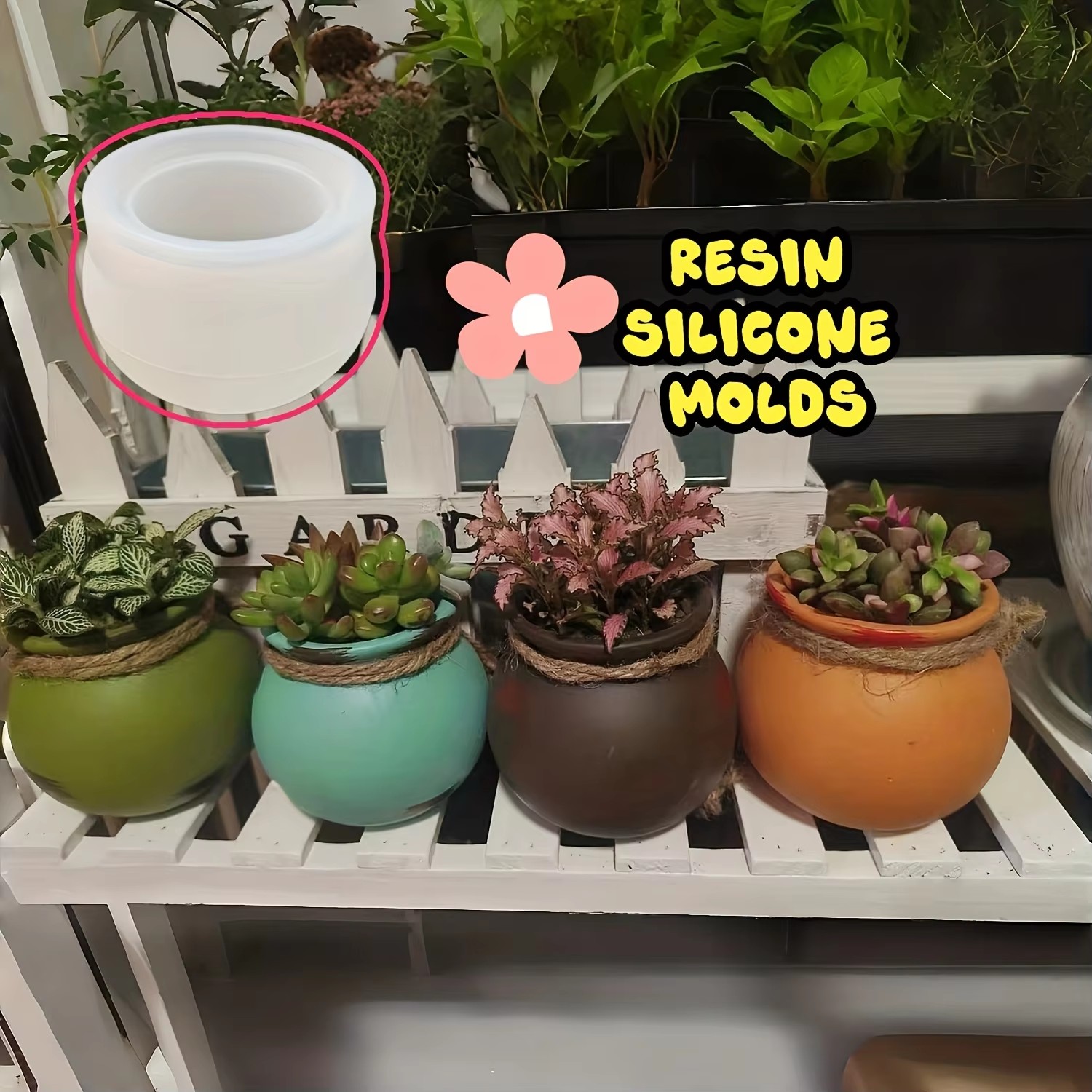 Silicone Flower Pot Molds, Res - Candle Making Tutorial review and price