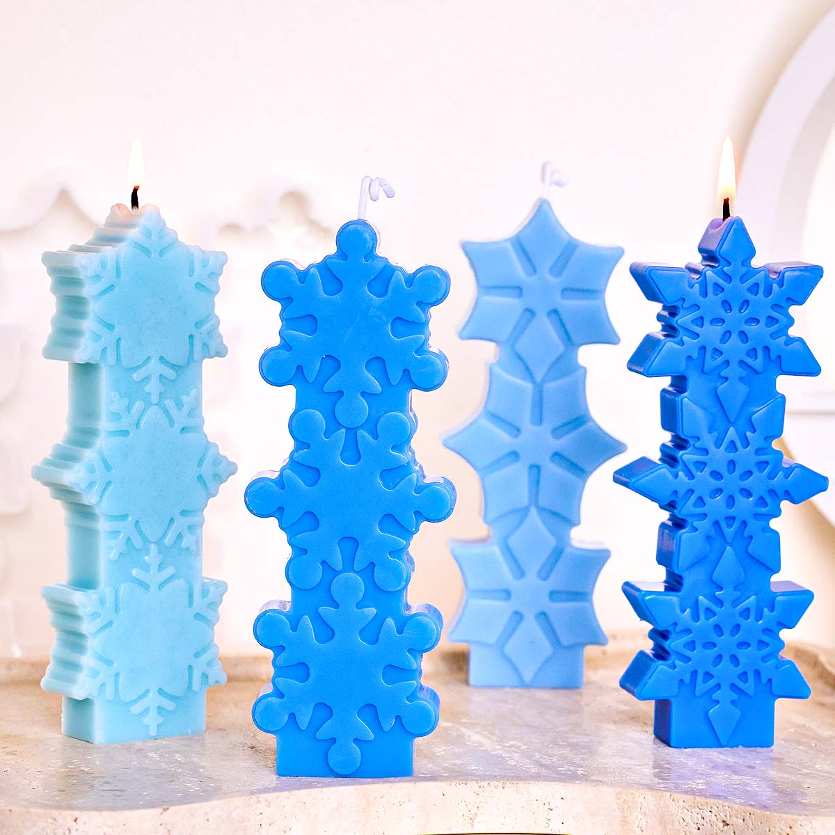 Christmas Snowflake Candle Mol - Xmas Candle Making review and price