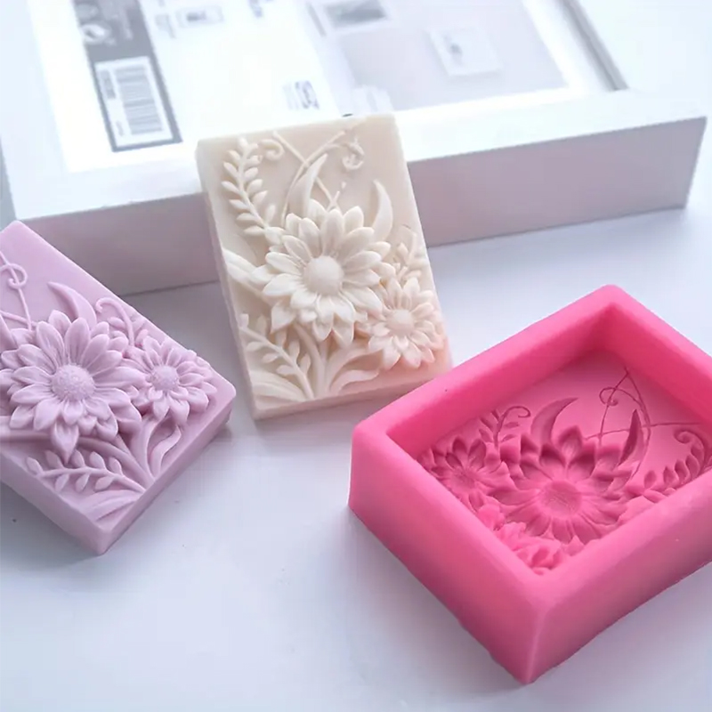 3D Flower Square Soap Silicone - Candle Making Tutorial review and price