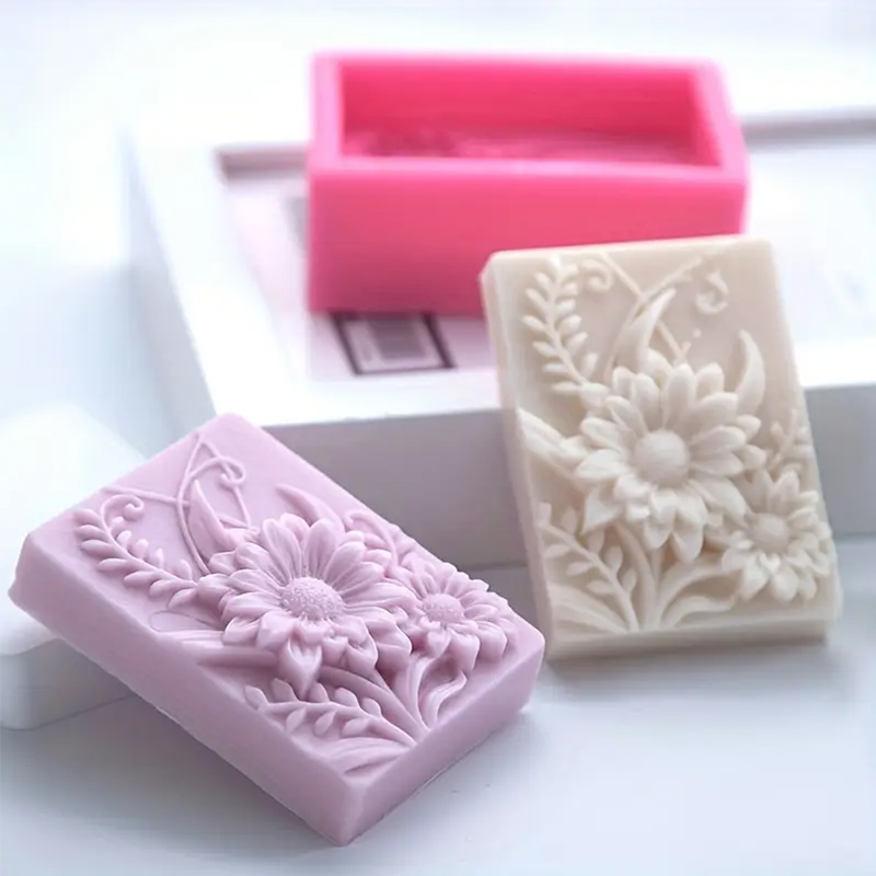 3D Flower Square Soap Silicone - Candle Making Tutorial review and price