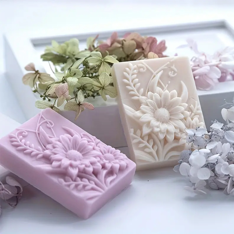 3D Flower Square Soap Silicone - Candle Making Tutorial review and price