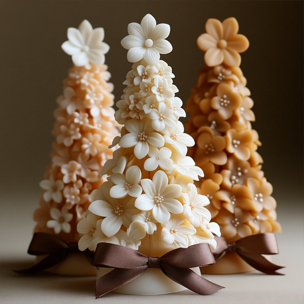 New Rose Christmas Tree Candle - Candle Making Kit Xmas review and price