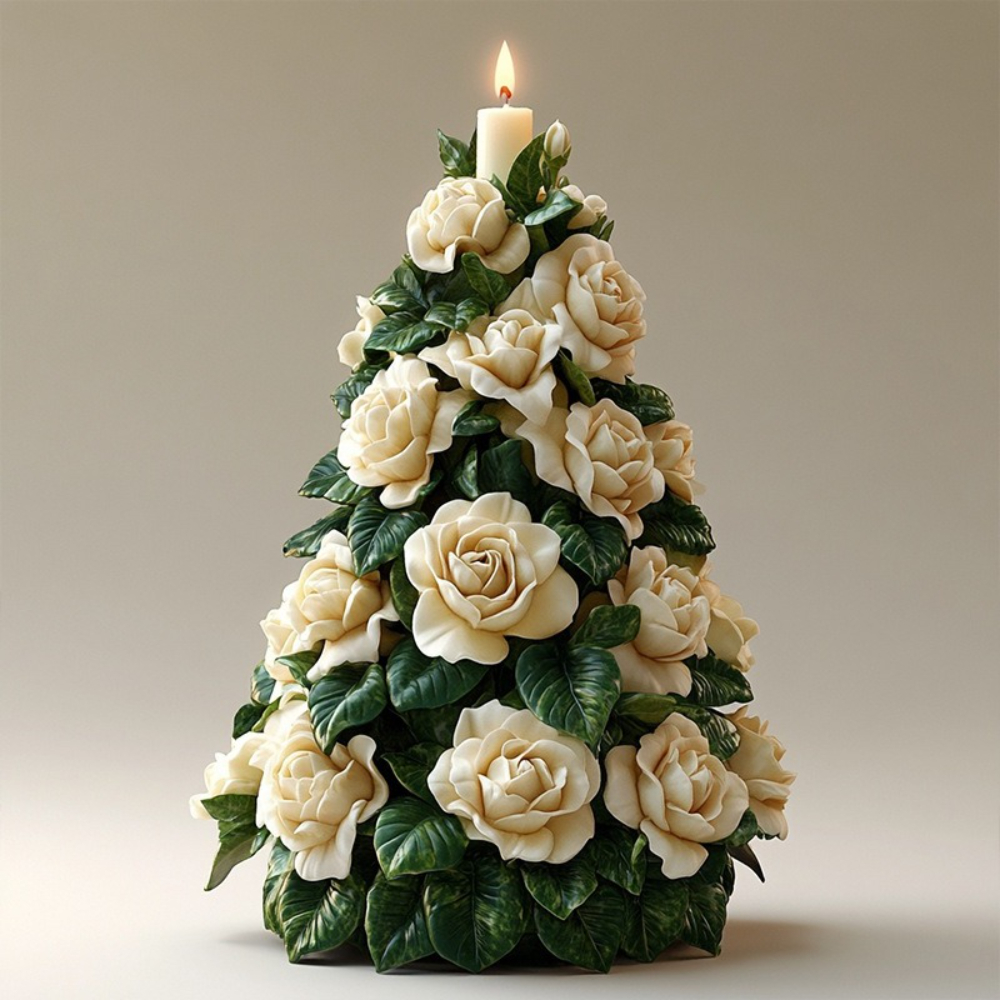 New Rose Christmas Tree Candle - Candle Making Kit Xmas review and price
