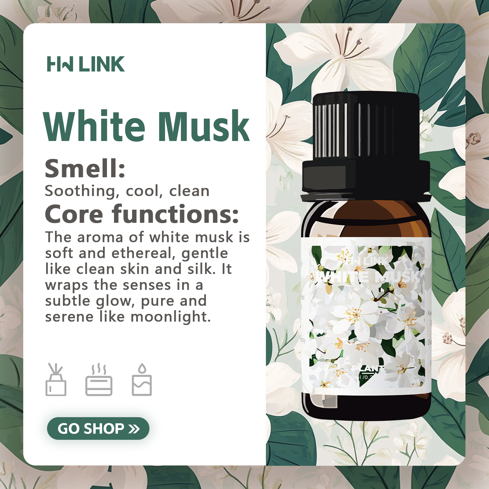 White Musk Essential Oils 10ml - Candle Making Essential Oil review and price