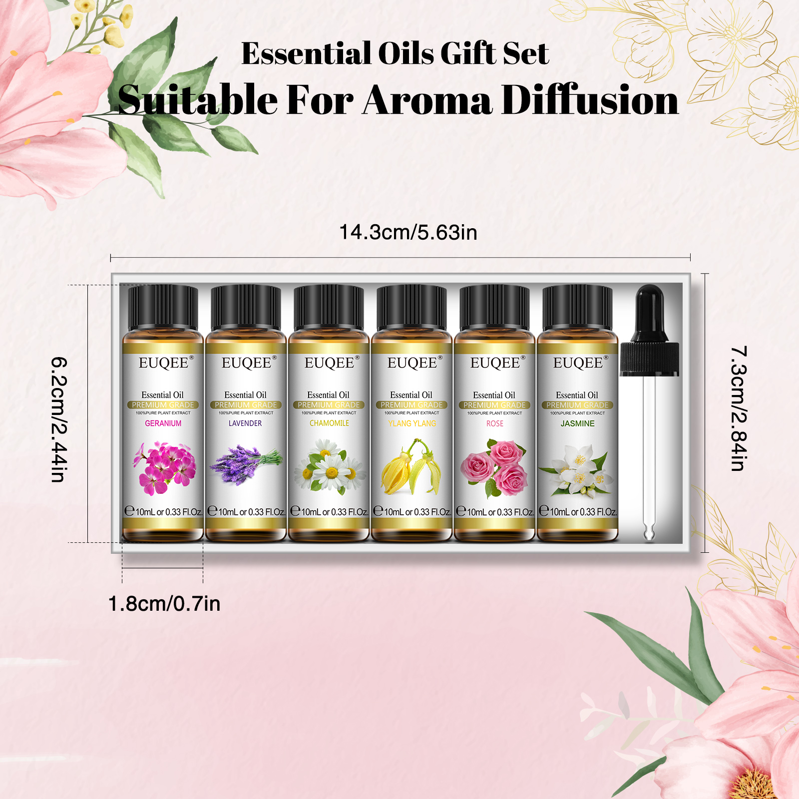 EUQEE 10ml*6pcs Essential Oil  - Candle Making Fragrances review and price