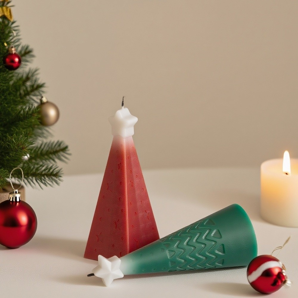 Silicone Christmas Cone Candle - Candle Making Kit Xmas review and price