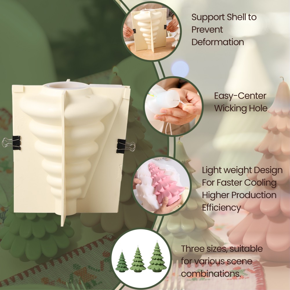 Boowan Nicole Christmas Tree S - Xmas Candle Making review and price