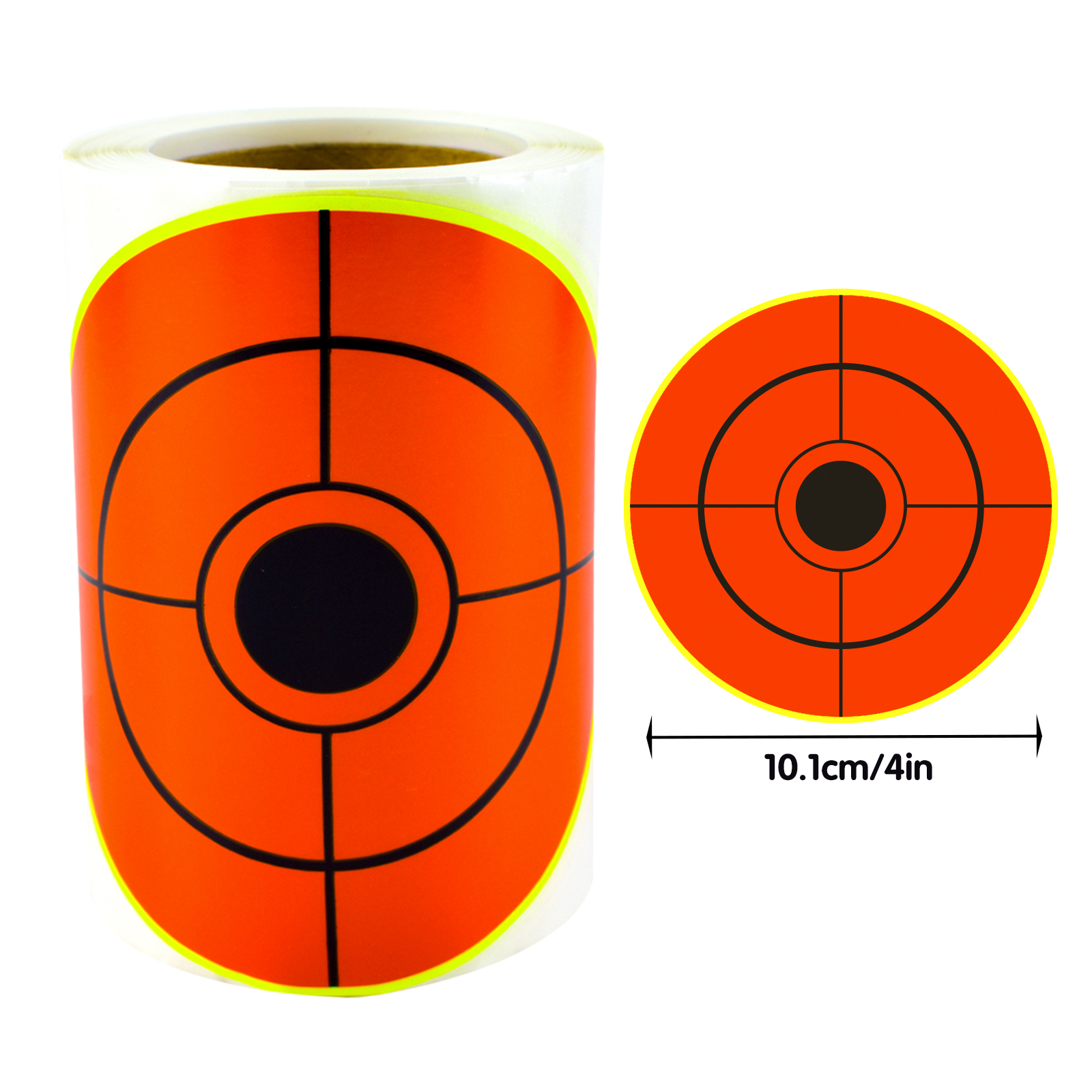 4inch 100Pcs Black Cross Round - Label Sticker Round review and price