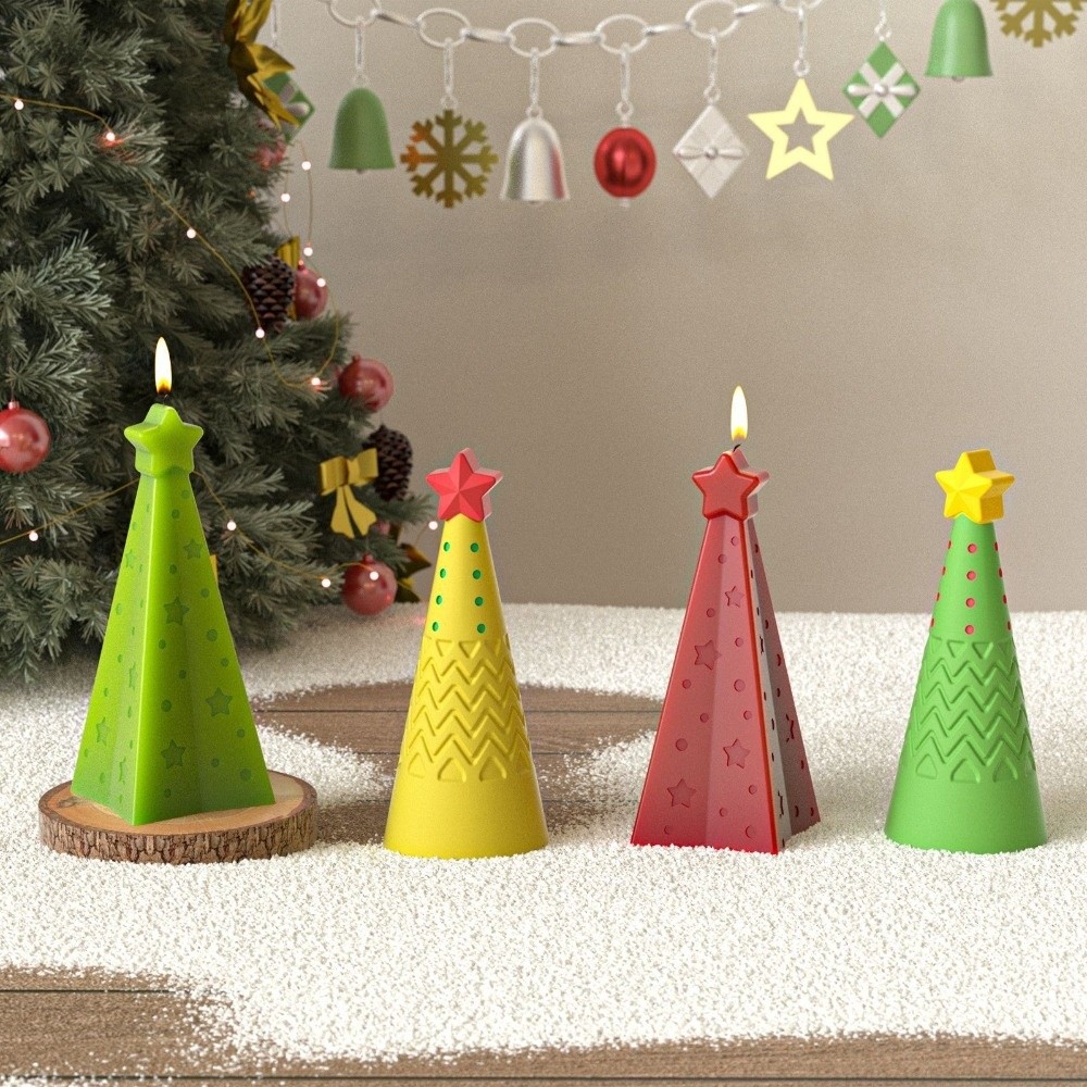 Silicone Christmas Cone Candle - Candle Making Kit Xmas review and price