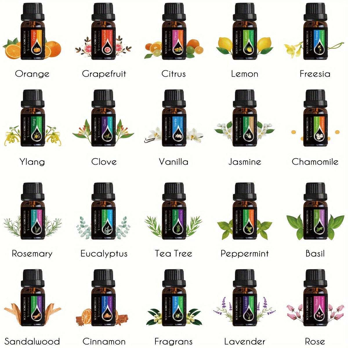 20Pcs/Set Classic Brand Essent - Candle Making Essential Oil review and price