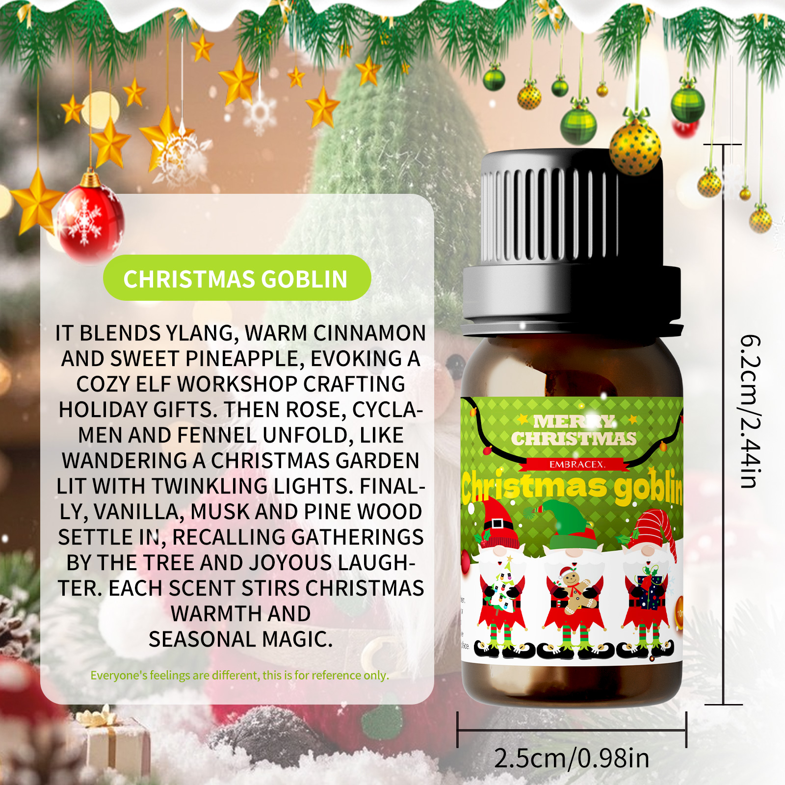 10ml Christmas Goblin Essentia - Candle Making Essential Oil review and price