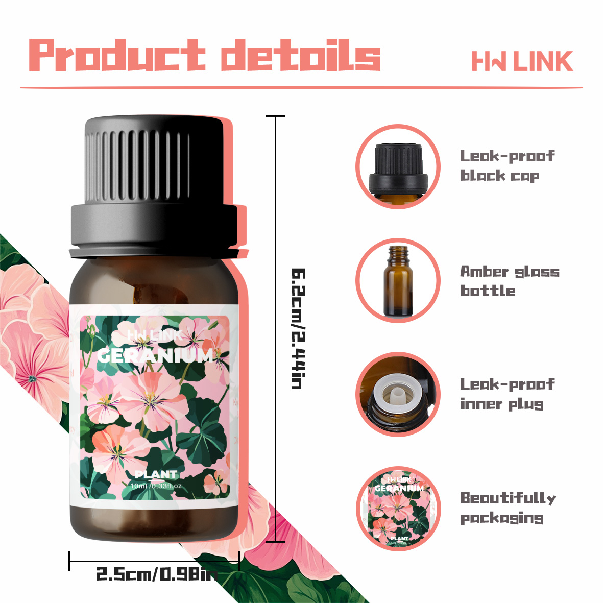 Geranium Essential Oil 10ml 10 - Candle Making Essential Oil review and price