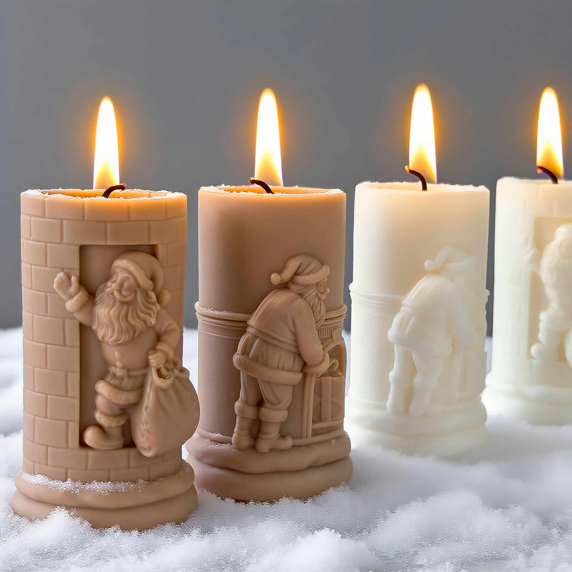 Relief Cylinder Santa Claus Ch - Xmas Candle Making review and price