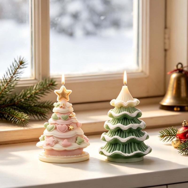 DIY Christmas Tree Silicone Mo - Xmas Candle Making review and price