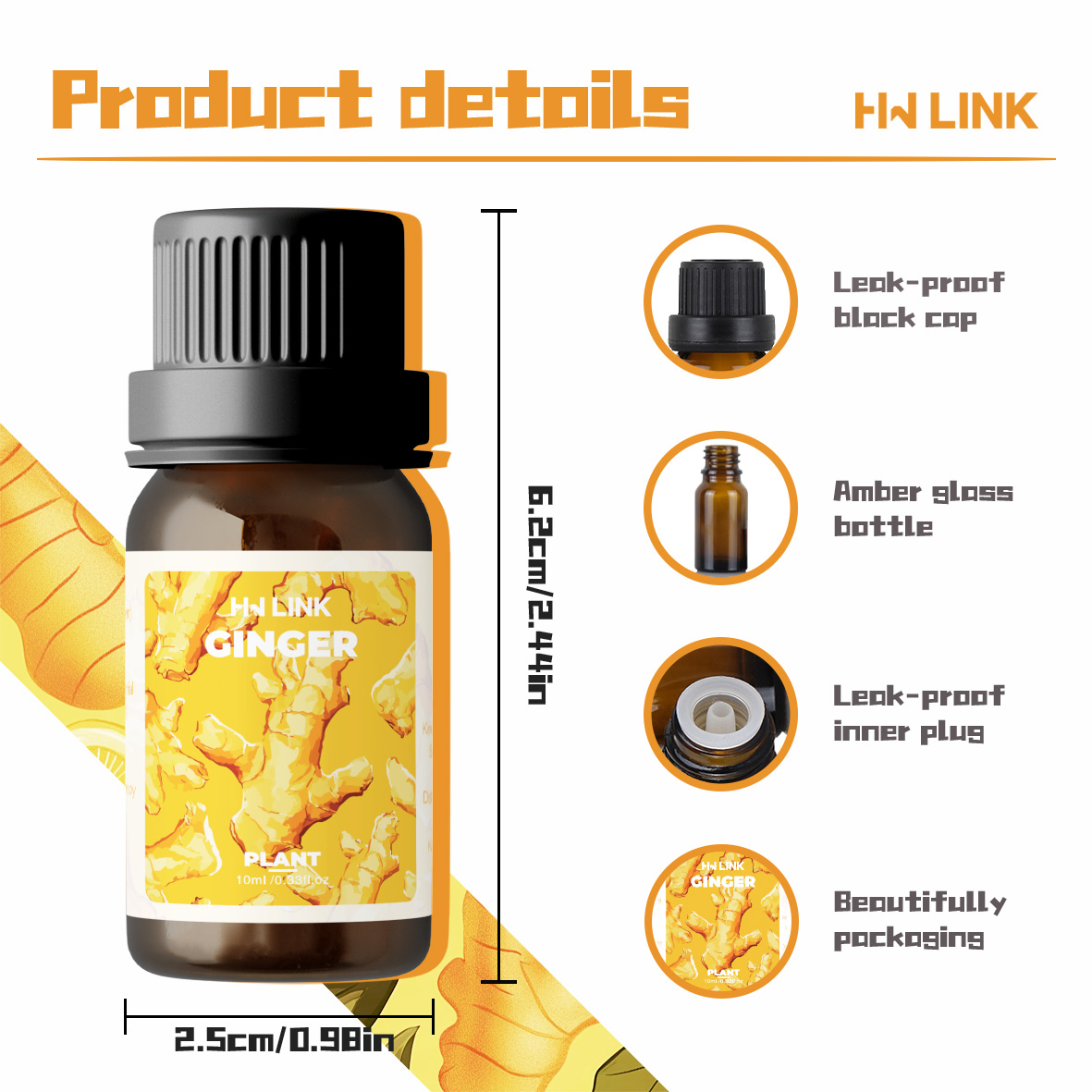 Ginger Oil 100%Pure Natural Gi - Candle Making Essential Oil review and price