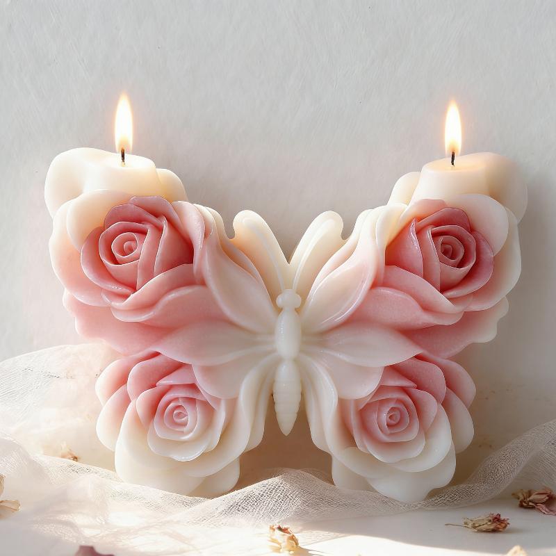 DIY Rose Butterfly Form Silico - Candle Making Tutorial review and price