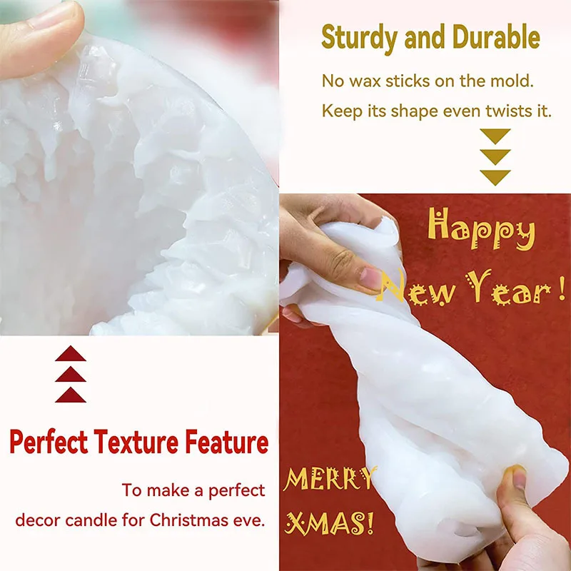 3D Tree Shaped Candle Silicone - Xmas Candle Making review and price