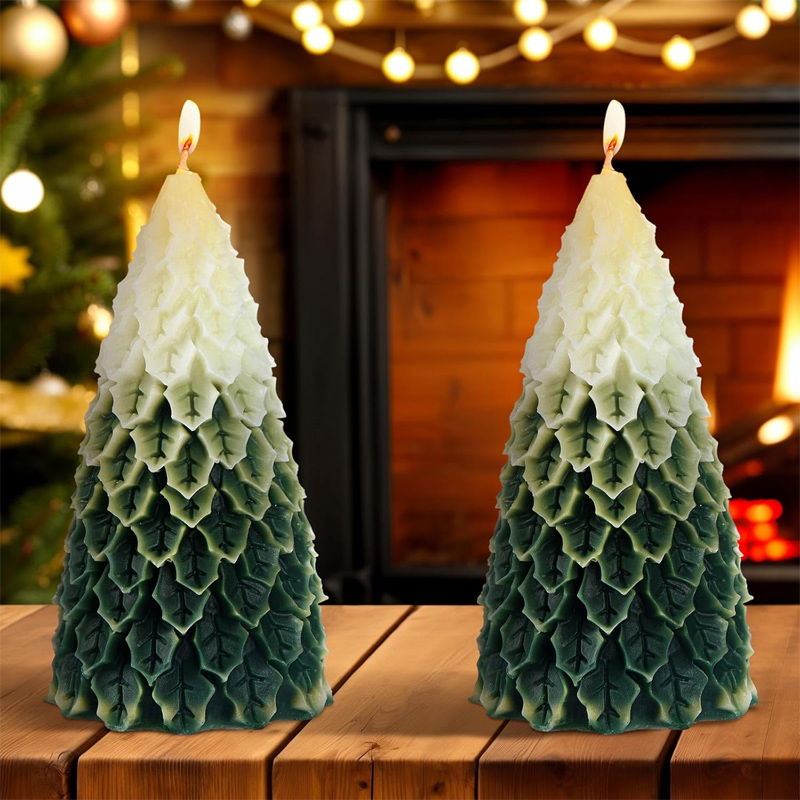 3D Tree Shaped Candle Silicone - Xmas Candle Making review and price