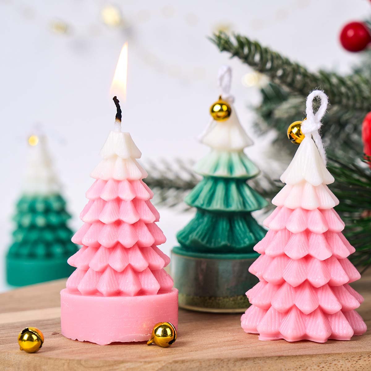 3D Christmas Tree Silicone Can - Xmas Candle Making review and price