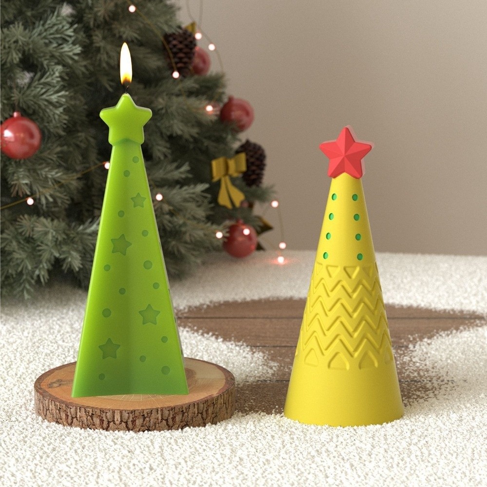 Silicone Christmas Cone Candle - Candle Making Kit Xmas review and price