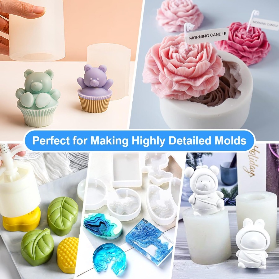 Silicone Mold Making Kit, 38.8 - Candle Making Tutorial review and price