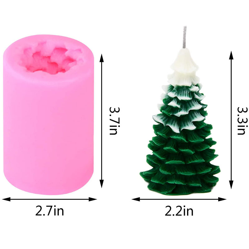 3D Christmas Tree Candle Mold  - Xmas Candle Making review and price