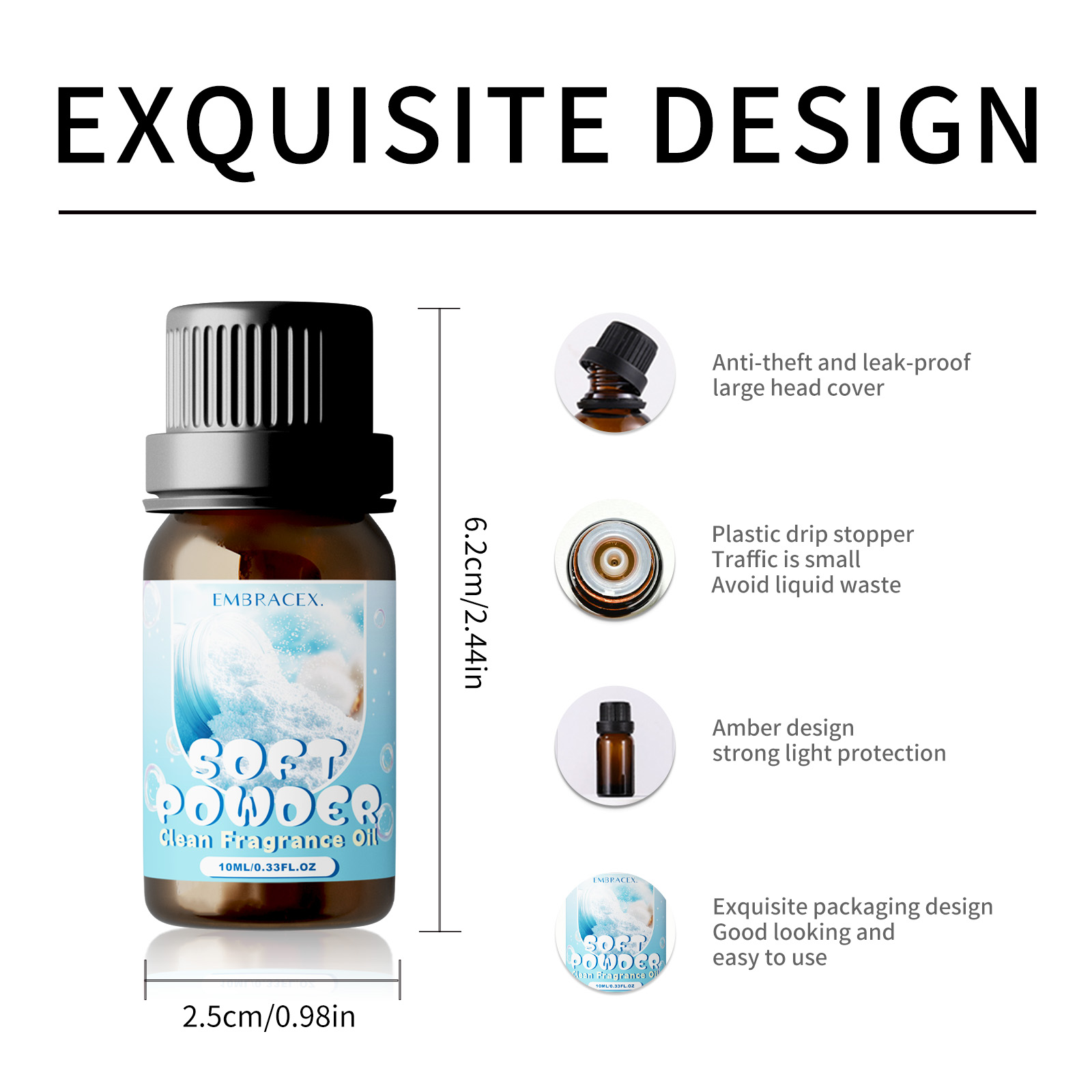 10ml Soft Powder Essential Oil - Candle Making Fragrances review and price