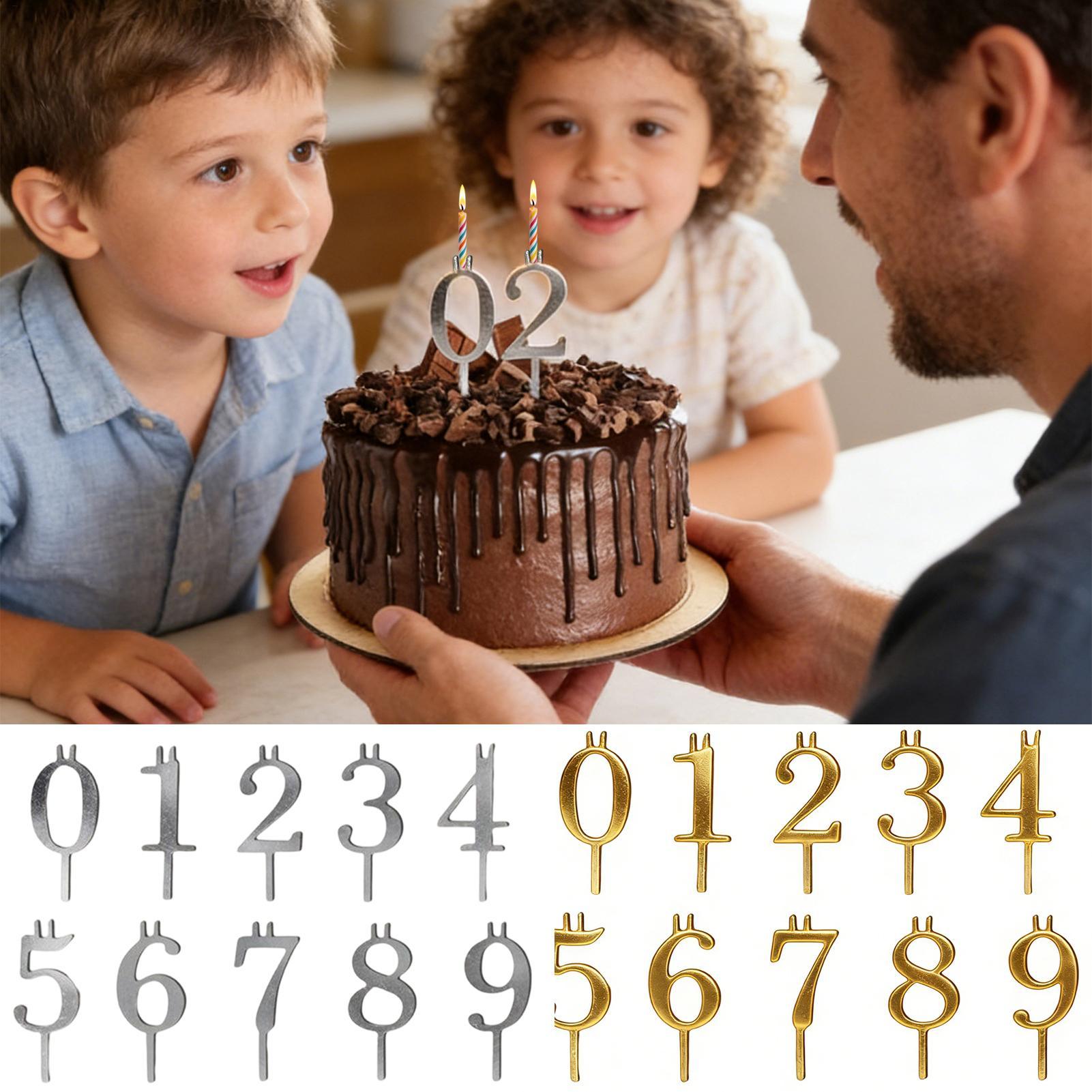 10pcs 0-9 Number Cake Toppers  - Candle Making Tutorial review and price