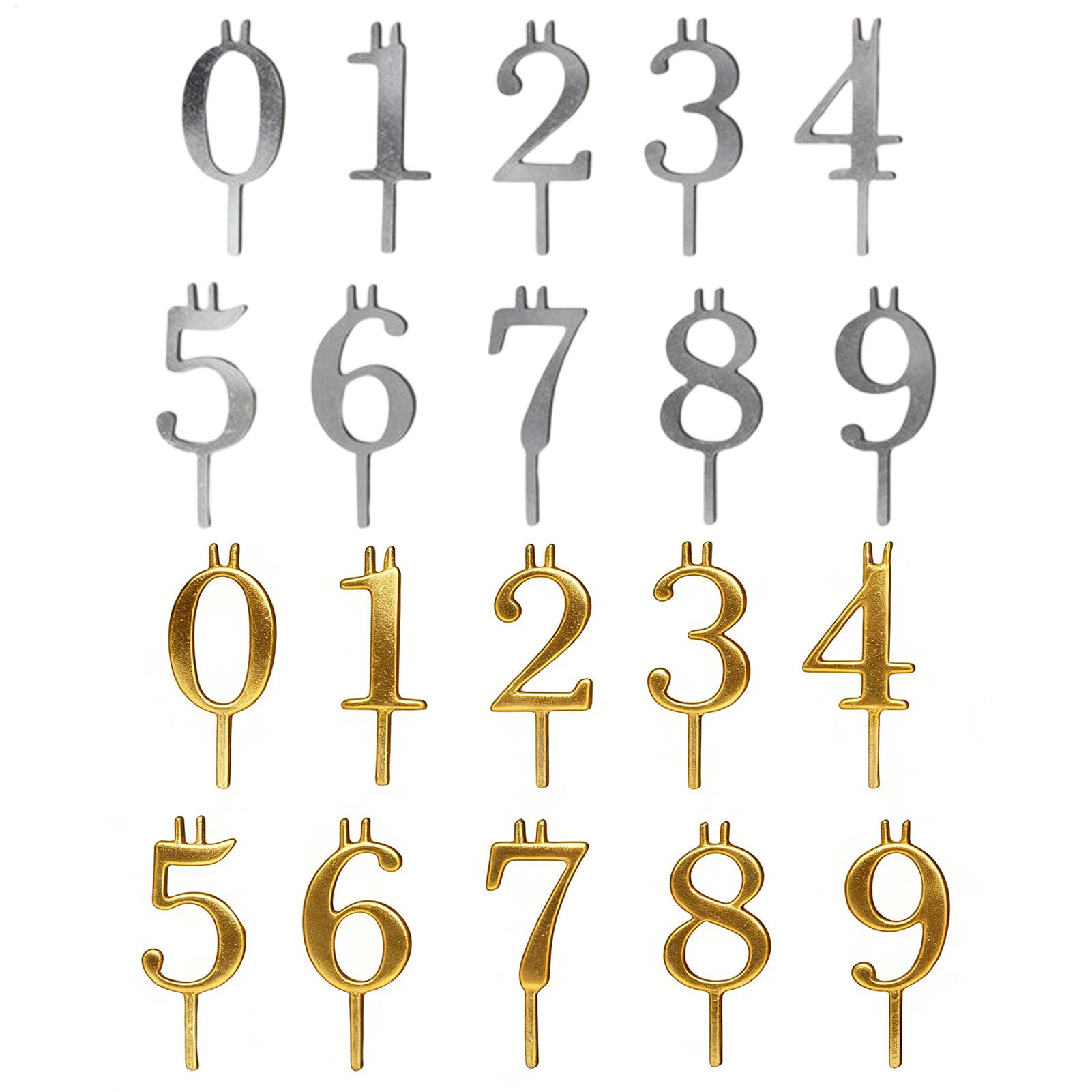 10pcs 0-9 Number Cake Toppers  - Candle Making Tutorial review and price